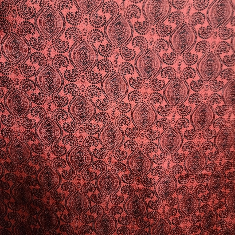Urban Outfitters Paisley Wrap Blouse | Tie Front | Red | Size M - Picture 5 of 5